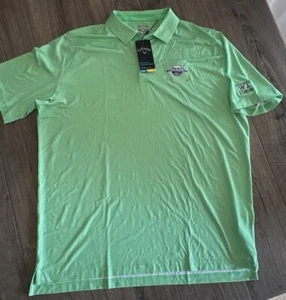 Callaway Golf Poloshirt Swing Tech Opti-Dri Herren XL Devils Run Farbe Grün - Bild 1 von 8