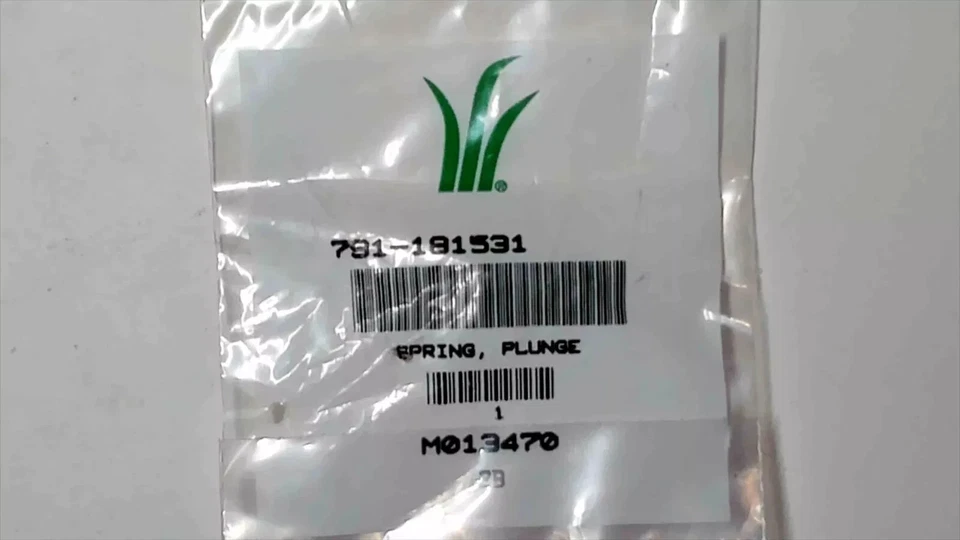 MTD 791-181531 Spring, Plunger CC4075 CC4025 - Image 1 of 1