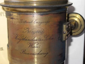(1800's) Voigtlander Portrait Euryscope Lens No.5 f4 - Large Format 8x10, Legend - Picture 1 of 24