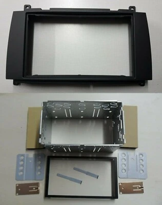 MERCEDES CLK  dal 2006 -  CORNICE  2 DIN PER AUTORADIO+ PLANCIA - Immagine 1 di 4