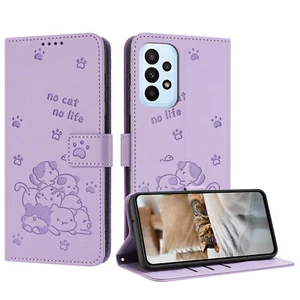 For Samsung Galaxy A72 A53 A34 A25 A14 Leather Full Body Case Flip Card Wallet - Picture 1 of 19