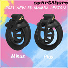 3D Design Minus / Plus Klatka Mężczyzna Urządzenie czystości Podwójny łuk Mankiet Pierścień Cobra Pasek