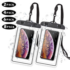 Waterproof Phone Bag Protective Pouch for Pools Beach Kayaking Travel or Bath AU