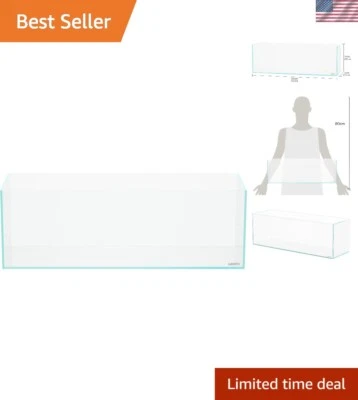 Elegante acuario sin montura 60L con bordes sin costuras y vidrio de alta transmitancia Foto 1 de 4