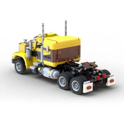 MOC-138226 Semi-trailer Truck 1542 Pieces/Dynamic Version/Yellow & Black New - Image 1 of 4