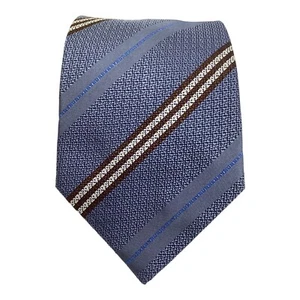 BURBERRY LONDON blau gestreifte Seidenkrawatte hergestellt in Italien 58" -3,9" SEHR GUTER ZUSTAND - Bild 1 von 7