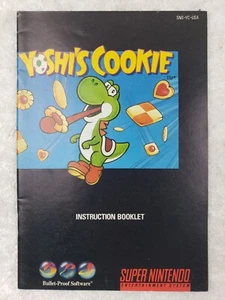 Yoshi's Cookie (Super Nintendo Entertainment System, 1993) *MANUAL ONLY* - Picture 1 of 2