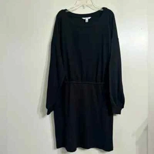 Nine West Women Black Casual Sweater Dress XXL - Picture 1 of 5