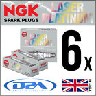 6X Ngk Plkr7a (4288) Laser Platinum Spark Plugs For Mercedes Viano 3.5 04/08-->