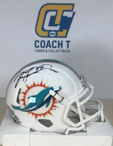 Jason Taylor Miami Dolphins Signed Riddell Speed Mini Helmet BECKETT COA - Picture 1 of 2