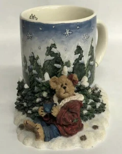 Boyds Bears at Home Christmas Snowbear #C16501 Mug & Coaster Set NEW NIB - Picture 1 of 7