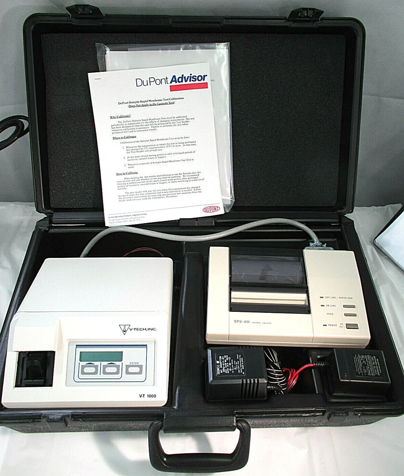 Seiko DPU-411 Thermal Printer & V-Tech V-T1000 w/Dupont Case, For PARTS/ REPAIR - Image 1 of 4