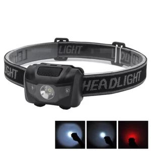 LED Headlamp Head Torch Light Band Lamp Headlight Flashlight Camping Fishing AAA - Picture 1 of 12