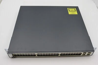 Cisco Catalyst 3750 48 10/100/1000T + 4 SFP Standard MultilayerWS-C3750G-48TS-S - Image 1 of 3