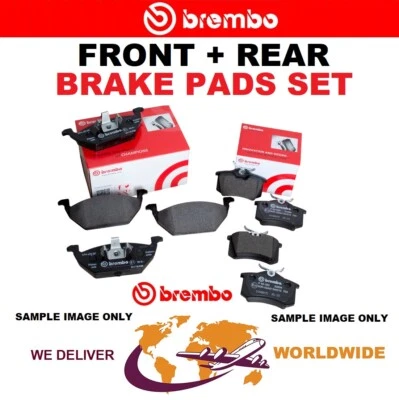 BREMBO FRONT + REAR Axle BRAKE PADS SET for VOLVO V70 II 2.0 T 2001-2007 - Image 1 of 4