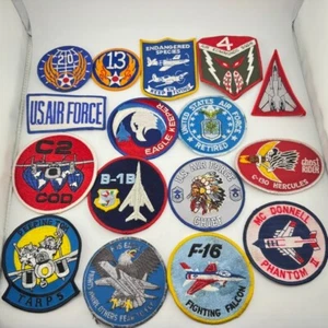 Lot of 16 Various US Air Force Patches - Picture 1 of 7