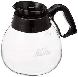Jarra de café Kalita vidrio resistente al calor 1,8 L negro # 32003 Japón envío gratuito - Imagen 1 de 3