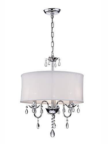 Warehouse of Tiffany Melissa Crystal Chandelier 24" H x 18" D White