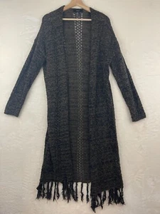 Cárdigan plumero Forever 21 marrón frente abierto encogerse de hombros para mujer talla grande - Imagen 1 de 9