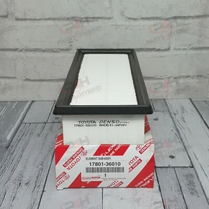 FILTRO DE AIRE ORIGINAL TOYOTA ALPHARD AYH30 2.5L 2015-21 FABRICANTE DE EQUIPOS ORIGINALES 17801-36010 LIMPIADOR DE AIRE - Imagen 1 de 1