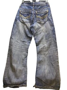 TK Axel Jeans Adult 32X30 Blue Baggy Y2K Streetwear Relaxed Straignt Mens - Picture 1 of 14