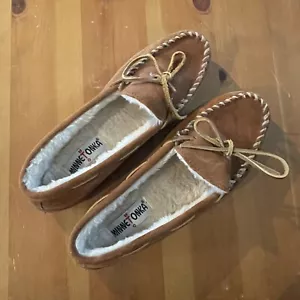 Minnetonka Leder Mokassins Größe 10 Damenschuhe - Bild 1 von 7