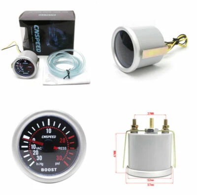 Medidor digital de humo Len Boost PSI universal de 2" 52 mm LED para automóvil SUV camión Foto 1 de 4