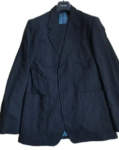 Paul Smith Suit MAINLINE Blue Stripe 2 button Single Breasted Fashion Suit - Picture 1 of 8