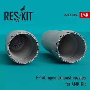 ResKit RSU48-0064 Scale 1:48 F-14D "Tomcat" open exhaust nozzles for Amk kit - Afbeelding 1 van 24
