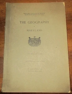 GEOLOGY GEOGRAPHY AND NATURAL RESOURCES OF MARYLAND 1918 W. B. Clarke Scarce! - Picture 1 of 1