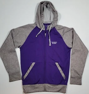 Colorado Rockies Mens Zip Hoodie Purple Gray Antigua Size Small MLB Baseball    - Picture 1 of 6