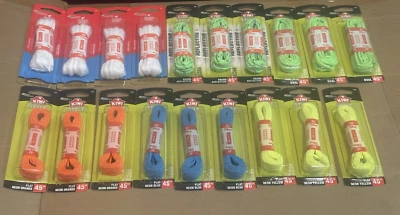 Lote Mixto de Cordones para Zapatos Kiwi Colores y Estilos Surtidos 19 Paquetes Foto 1 de 4