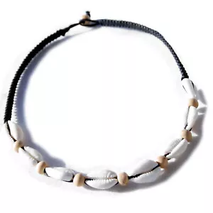 Seestern Halskette Modeschmuck aus Kauri Muscheln & Holzperlen /105 - Bild 1 von 13