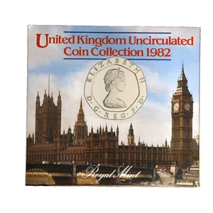 Münzsammlung Großbritannien Stempelglanz Royal Mint - 1982 Präsentationspaket - Bild 1 von 9