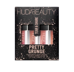 Authentic Huda Beauty Pretty Grunge Liquid Matte Lip Quad - Picture 1 of 3