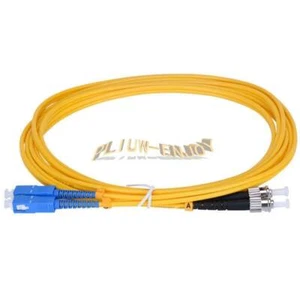 Fiber Optic Patch Cord Jumper Cable Single Mode Duplex SC to ST 9/125 Cable 3M - Picture 1 of 5