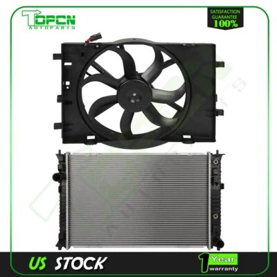 Engine Radiator and Cooling Fan Assembly For 2006 2007 2008 2009 Mercury Milan Foto 1 de 4