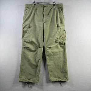 Pantalone militare vintage uomo grande 36x28 Vietnam fatica giungla anni 60 1968 ripstop - Foto 1 di 15