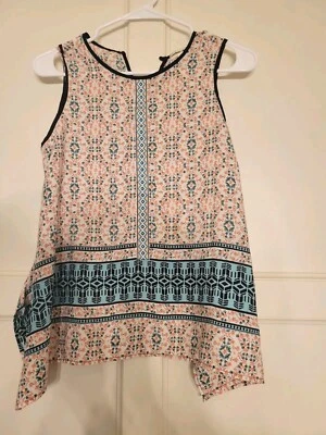 Camiseta sin mangas floral Monteau Girl talla juvenil 16 (XL) Foto 1 de 4