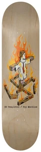 Toy Machine Ed Templeton Charred Cross 8.5 Skateboard Deck - Bild 1 von 1