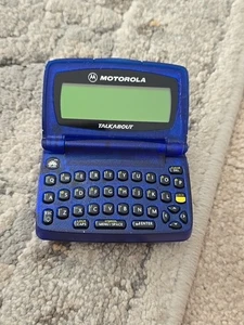 TÉLÉAVERTISSEUR TEXTE VINTAGE MOTOROLA TALKABOUT 2 VOIES A06PKB5806AA - Photo 1/7
