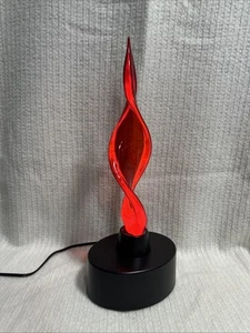 Lumisource Sculptured Electra Plasma Art Lamp Multicolor Red Rare - Picture 1 of 9