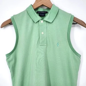 Ralph Lauren Golf Womens Sleeveless Polo Top Size S Mint Green Sporty Preppy - Picture 1 of 6