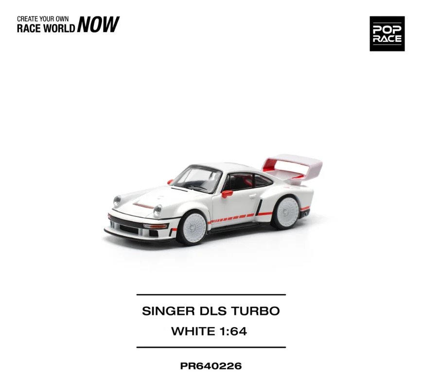 Pop Race Singer DLS Turbo (Pista) Blanco 640226 1/64 Foto 1 de 3