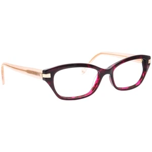 Kate Spade Eyeglasses Vivi EV3 Fuchsia Havana/Pink Glitter Cat Eye 51[]16 135 - Picture 1 of 6