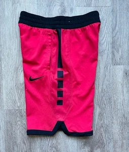 Pantalones Cortos de Baloncesto Nike Dri-FIT Elite Rayas Niños Rojo Negro AQ9473-657 Talla Grande - Imagen 1 de 3