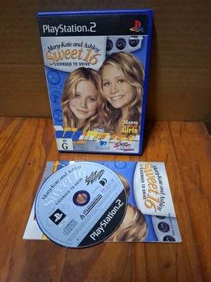 Mary Kate & Ashley: Sweet 16 Licensed To Drive (PS2, 2002) Complete With Manual - Image 1 of 4