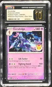 2024 Pokemon Paldean Fates #040/091 Ceruledge CGC Pristine 10 - Picture 1 of 2