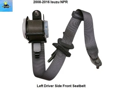 Camión Isuzu NPR 2008 a 2016 cinturón de seguridad delantero izquierdo retractor OEM Foto 1 de 4