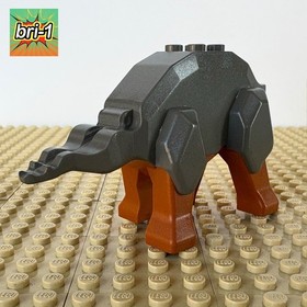 LEGO Adventurers, Dino: Triceratops Body ONLY, 3046c01, 5955, TRAPPER, 2000